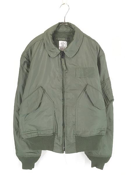 古着 10s 米軍 USAF CWU 45/P ミリタリー パデッド アラミド フライト ジャケット L