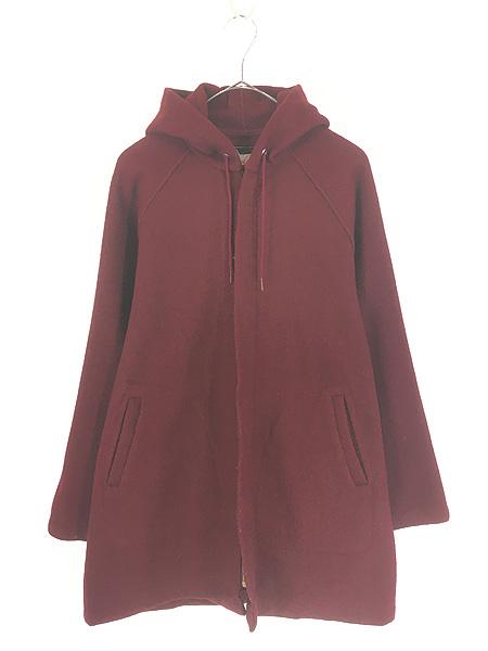 古着 50s WoolRich メルトン ウール フーデッド カデット ジャケット コート L位