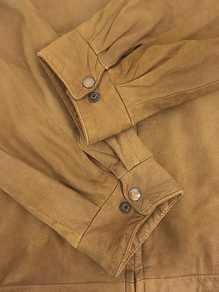 古着 90s Neiman Marcus 本革 ヌバック スエード レザー デザイン