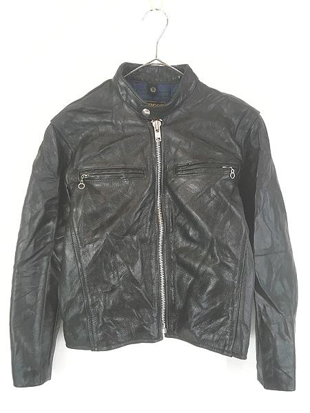 古着 00s USA製 Vanson 「COMT」 コメット 本革 カウハイド レザー シングル ライダース ジャケット 36 ミント!!