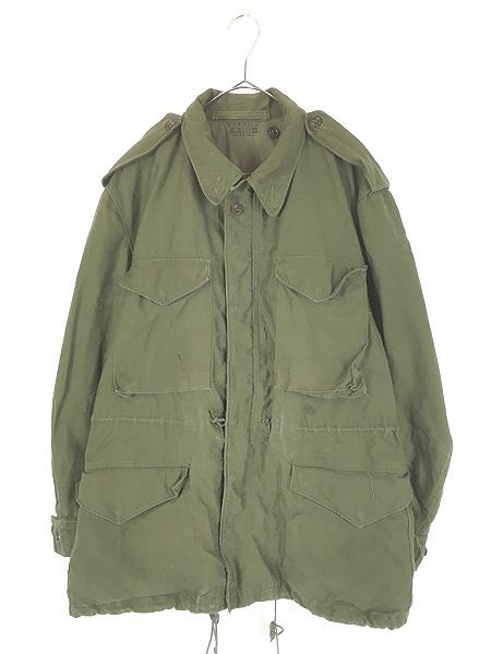 古着 50s 米軍 US ARMY M-51 中期型 ヘビー コットンサテン ミリタリー フィールド ジャケット M-R