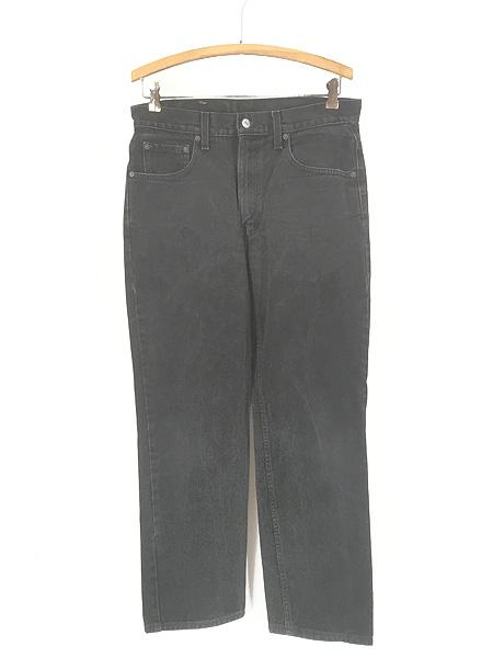 古着 90s 製 Levi's 516-0260 サルファ スーパー ブラック デニム パンツ ジーンズ テーパード W32 L29