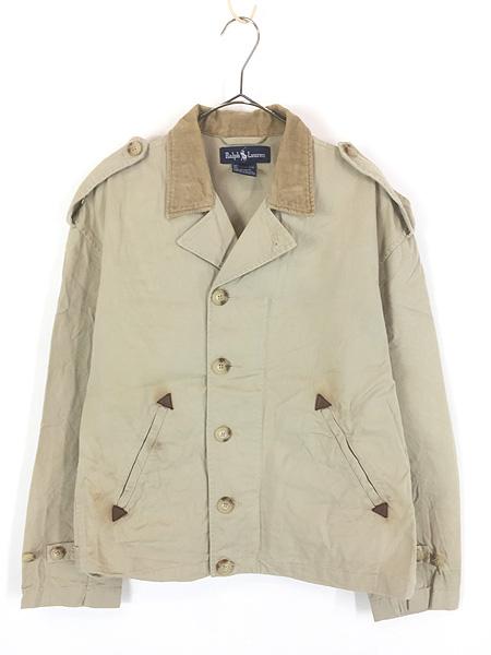 古着 80s Ralph Lauren M-41 タイプ オープンカラー フィールド ジャケット M