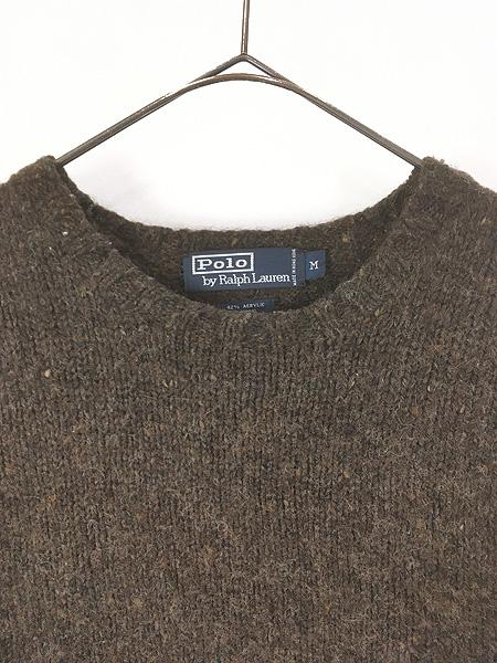 古着 90s Polo Ralph Lauren ミックス アルパカ ウール ニット