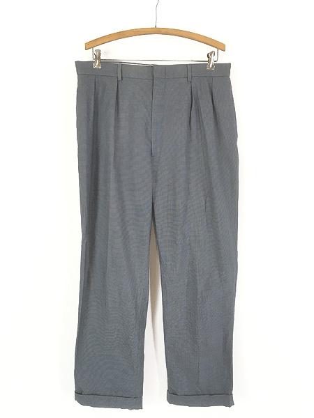 古着 90s Polo Ralph Lauren コットン スラックス タック パンツ ストレート W34 L28