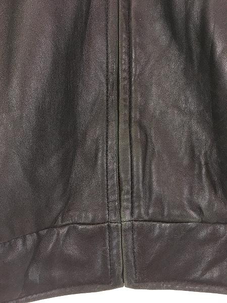 古着 90s cou ture by J.Park 本革 レザー フルジップ ジャケット L