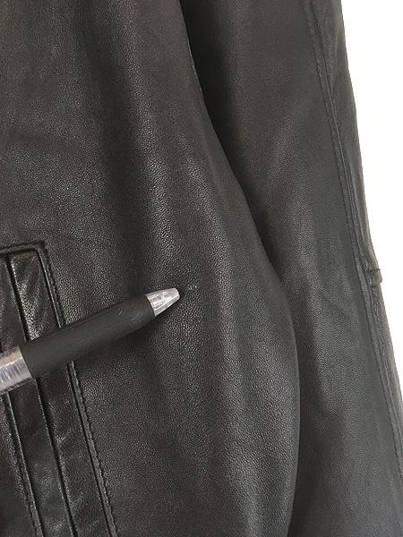 古着 90s cou ture by J.Park 本革 レザー フルジップ ジャケット L