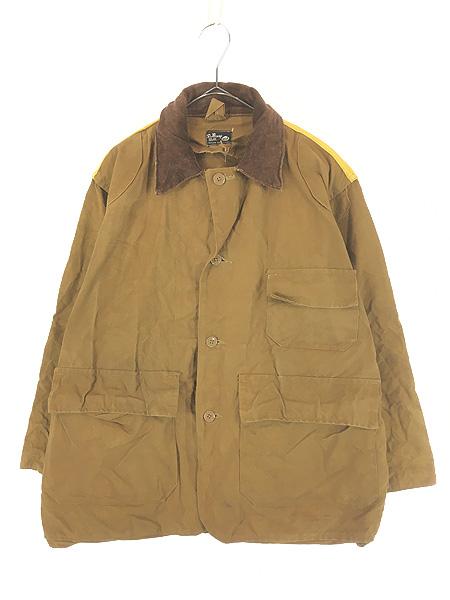 古着 60s Bullseye Bill イエロー × ブラウン 2tone コットン ダック ハンティング ジャケット 42位