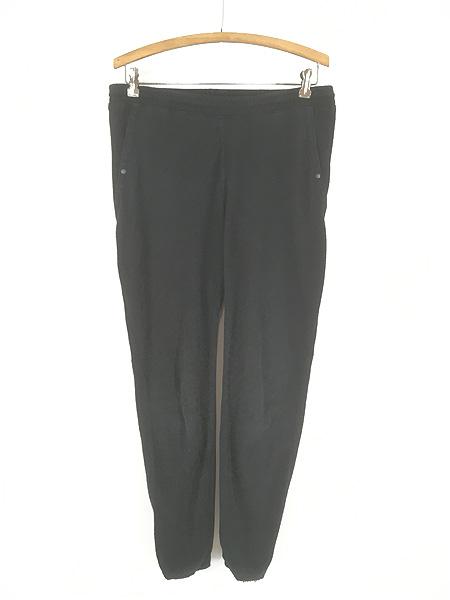 古着 90s USA製 Patagonia 「雪なし」 シンチラ フリース イージー パンツ ブラック S