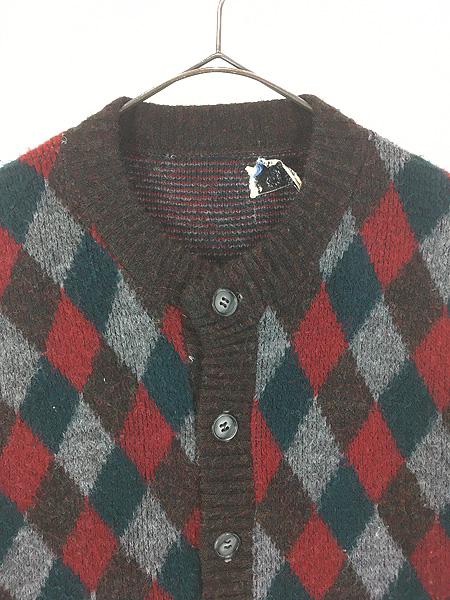 最安値，高品質】 60s~70s ARROW モヘアカーディガン ビンテージ / 毛
