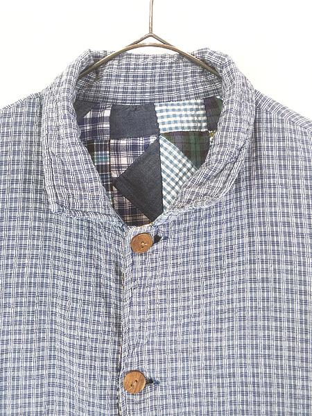 古着 90s Patch Magic 豪華 チェック パッチワーク リバーシブル