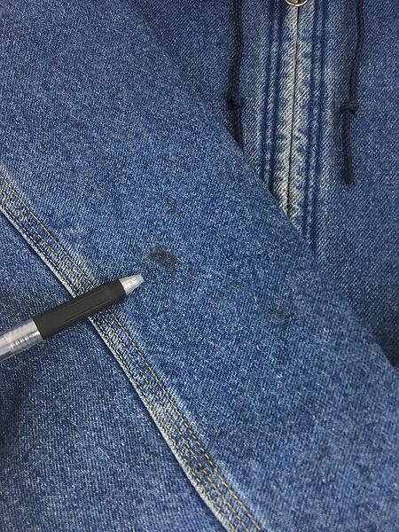 古着 80s- Carhartt 裏地 チェック ブランケット デニム アクティブ