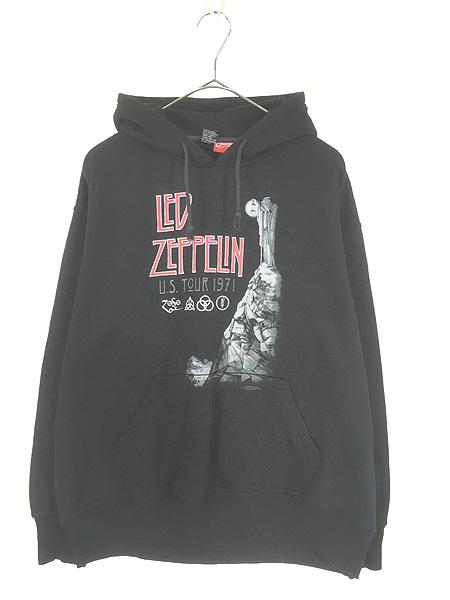 古着 00s LED ZEPPELIN 「US TOUR 1971」 The Hermit ヘヴィ メタル ロック バンド スウェット パーカー L