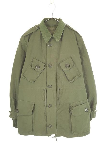 古着 90s カナダ軍 MK2 ミリタリー GS コットンキャンバス コンバット フィールド コート ライナー付 5RM