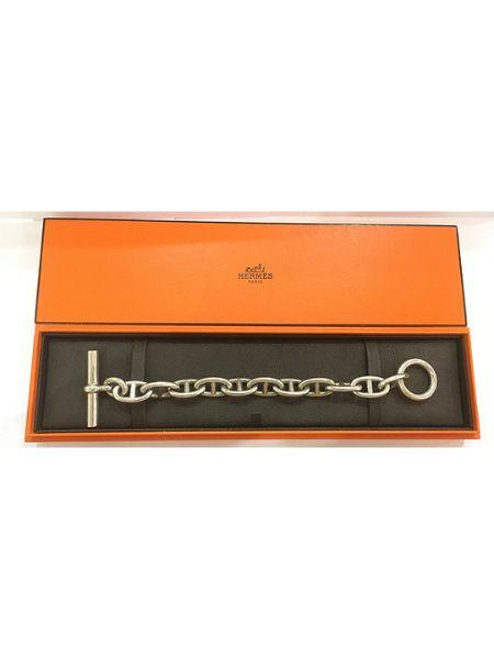 雑貨 古着 マルジェラ期 Hermes Chaine d’Ancre シェーヌ ダンクル ブレスレット TGM 11コマ シルバー