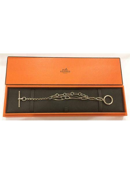 雑貨 古着 France製 Hermes Chaine d’Ancre Punk シェーヌ ダンクル パンク ブレスレット シルバー SH