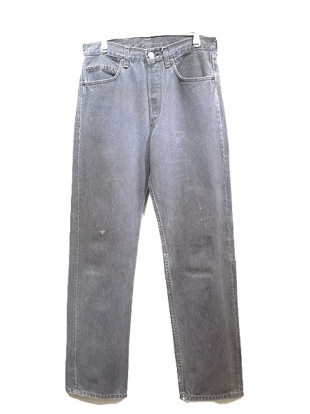 80s〜 Levis リーバイス デニムパンツ 501 赤耳 黒カン 30×36 80s USA製 Levi\u0027sリーバイス 501 ケミカルウォッシュ デニムパンツ