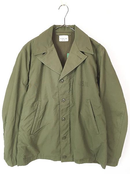 40s US NAVY N-4 デッキジャケット ステンシル vintage 40's U.S.NAVY N-4 デッキジャケット ステンシル 表記(38