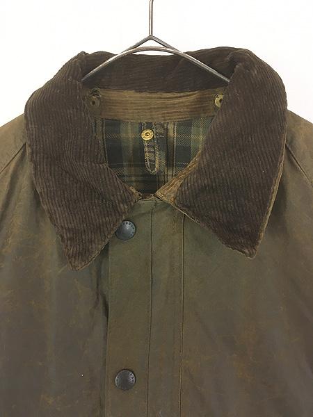 古着 70-80s 英国製 Barbour 1ワラント 「Solway Zipper」 オイルド