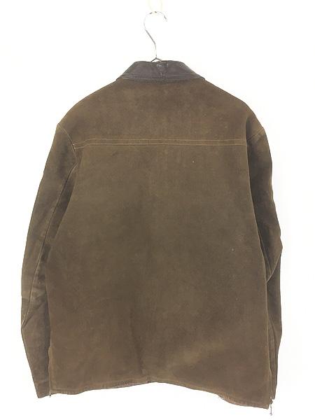 古着 -60s gerskinn garanteras 本革 スエード レザー 3ポケット スポーツ ジャケット M位
