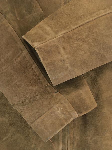 古着 -60s gerskinn garanteras 本革 スエード レザー 3ポケット スポーツ ジャケット M位