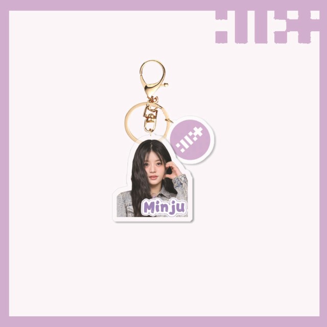 ILLITグッズ Super Real Me キーリング プラスチック アイリット 応援