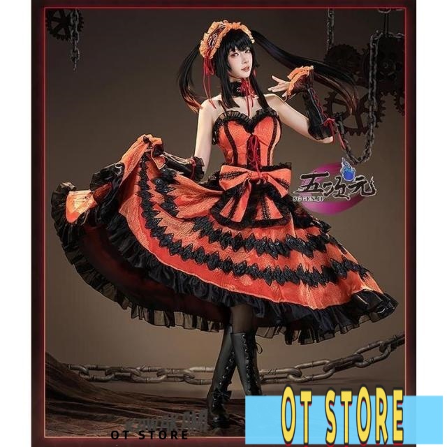 猫屋小舗　デート・ア・ライブ コスプレ　時崎狂三　衣装 　※ウィッグ　鞋　追加可　