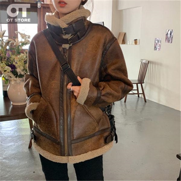 ライダースジャケットレディース 裏ボア ライダース ボリュームネック 防水 防風 防寒 革ジャン PUジャケット バイク ボア ロック 冬 送料無料