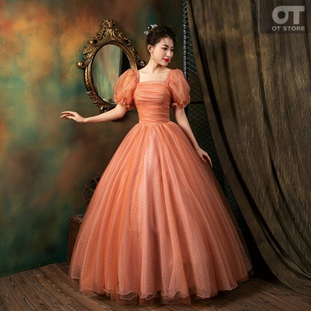 カラードレス ロングドレス 半袖 演奏会用ドレス 演奏会 ピアノ 発表会 パーティードレス 二次会 結婚式 花嫁 大きいサイズ ドレス 大人 ステージ衣装 ワンピース 舞台衣装 コンサート花嫁 披露宴