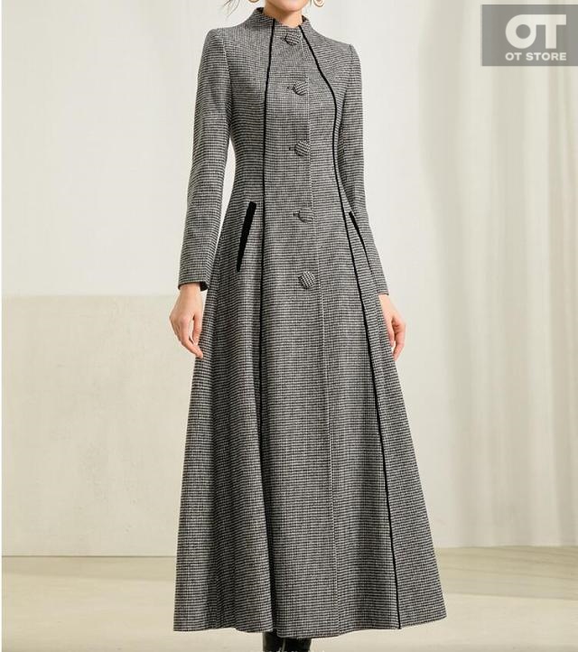 超ロングコート レディース チェスターコートトレンチ コート マキシ丈 チェスターコート ガウンコート ロング 大きいサイズ ロング丈 アウター 厚手