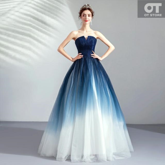 カラードレス 演奏会 ロングドレス 演奏会用ドレス ウエディングドレス 二次会 結婚式 ピアノ 発表会 大きいサイズ パーティードレス 披露宴 コンサート花嫁