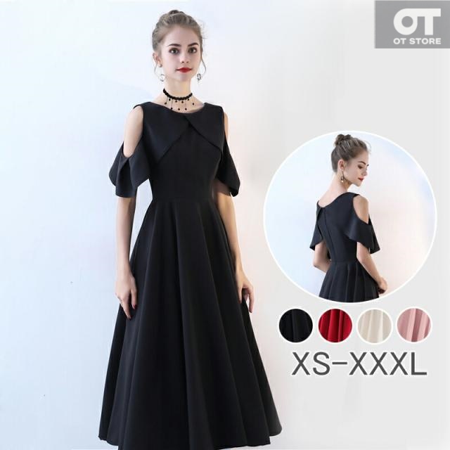 着後レビューでヘアゴムゲット 新作ワンピース 結婚式 ドレス パーティードレス フレア パーティー 母 パーティドレス 着痩せ 通販 披露宴 発表会