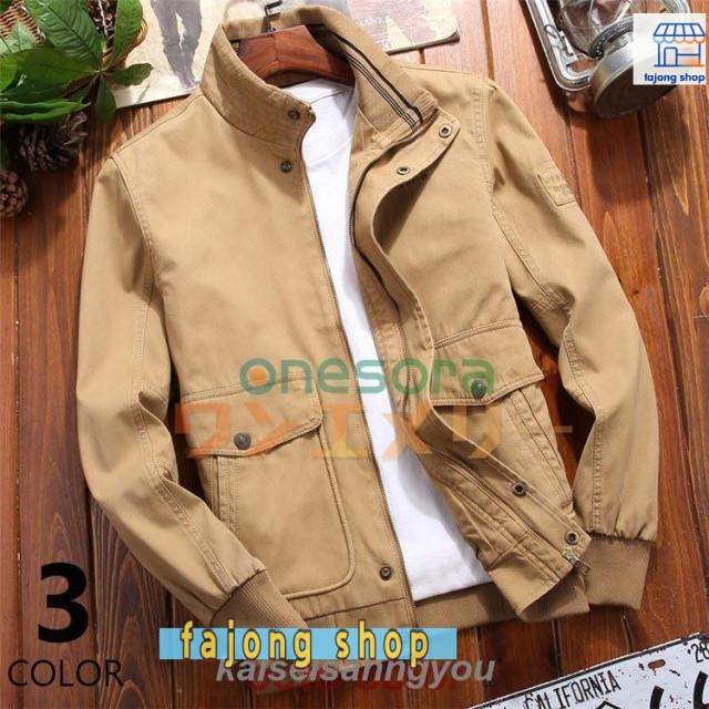 メンズ ジャケット ミリタリージャケット アウター ジャンパー 秋服 スタンドカラー メンズアウター 30代 40代 50代ファッション