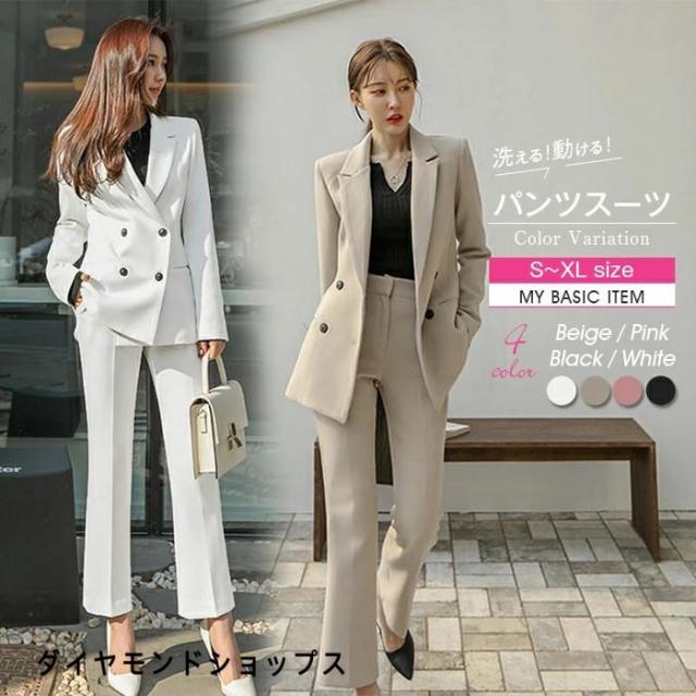 スーツ セットアップ パンツスーツ レディース ロングパンツ ジャケット 成人式 入学式 40代 フォーマル エレガントママスーツ 通勤 OL きれいめ 卒業式