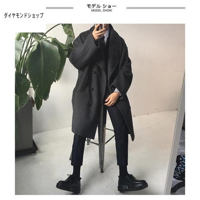 チェスターコート メンズ ゆったり コート 秋冬 ラシャコート レトロ アウター 冬コート 通勤 秋コート オフィス メンズコート チェスターコート メンズ ゆったり コート 秋冬 ラシャコート レトロ