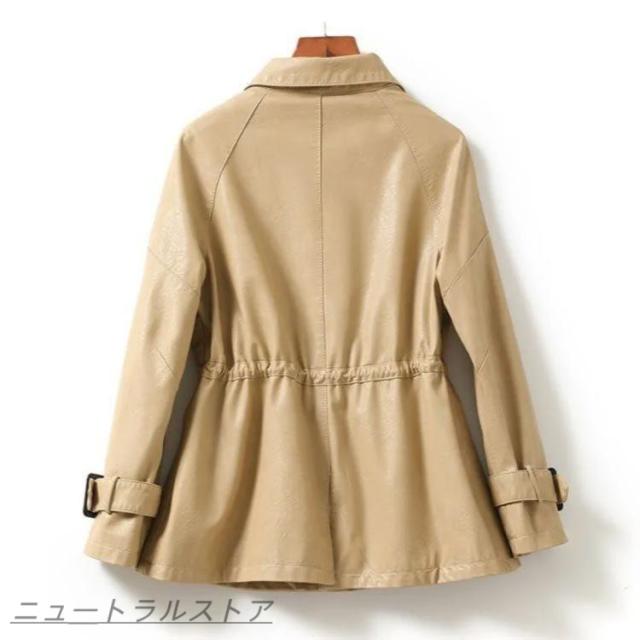 レザー レディース ライダース 春 秋 冬 秋冬 レザー ウエスト マーク