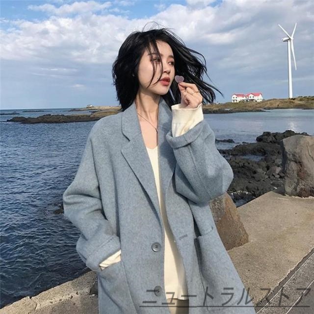 コート アウター レディース 秋 冬トレンチコート ミディアム丈 チェスター 40代 折襟 秋冬物 冬物 冬服 きれいめ 大きいサイズ 無地 シンプル 上品