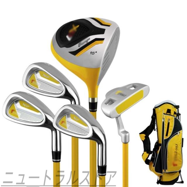 ゴルフセット キッズ 5本セット ジュニア 子供 ゴルフ スタンドバック