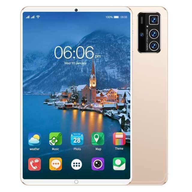 2025年最新 タブレット 本体 10インチ Android 12 Wi-Fiモデル 通話