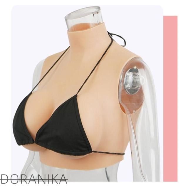 女装 ゲル充填 コスプレ Hカップ シリコンバスト おっぱい シリコーン シリコンバスト 偽乳 ぷるぷる偽乳 着るだけで理想の美胸に 肌の露出対策 ハ_10