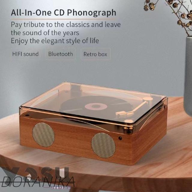 CDプレーヤー bluetooth cdプレーヤー おしゃれ 高音質 USB リモコン付き USBメモリ Bluetooth MP3対応 音楽 再生_2