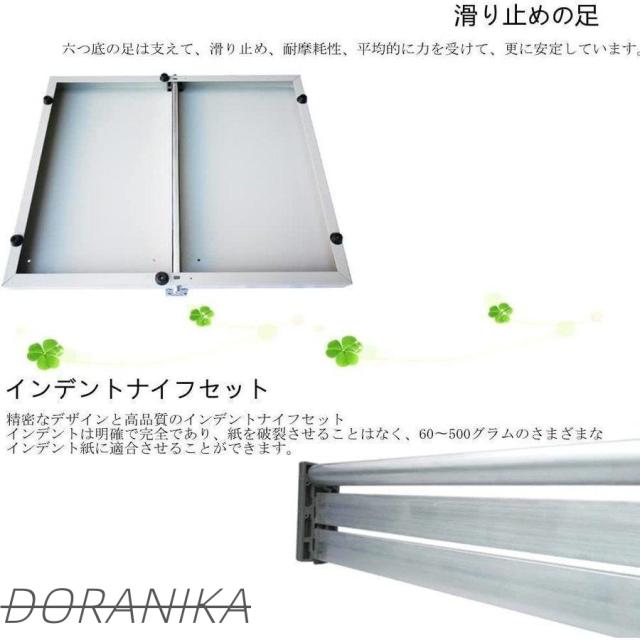 手動紙折り機 折り手動プレス機 事務/業務/広告/学校/企業/銀行/家用オフィス用 A3/A4対応 幅350ｍｍ 筋入れ 紙/名刺/写真/ハガキ/招待状_5