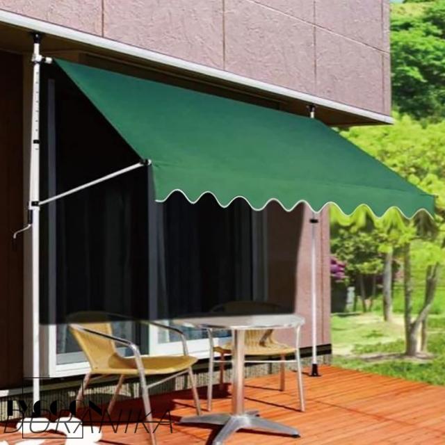 オーニングテント つっぱり式 日よけスクリーン オーニング?シェード オーニング日除け 幅2m/2.5m/3m/3.5m/4m 巻き取り式 サンシェード コンパクト オーニング_4