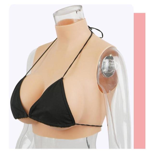 女装 ゲル充填 コスプレ Hカップ シリコンバスト おっぱい シリコーン シリコンバスト 偽乳 ぷるぷる偽乳 着るだけで理想の美胸に 肌の露出対策 ハ_10