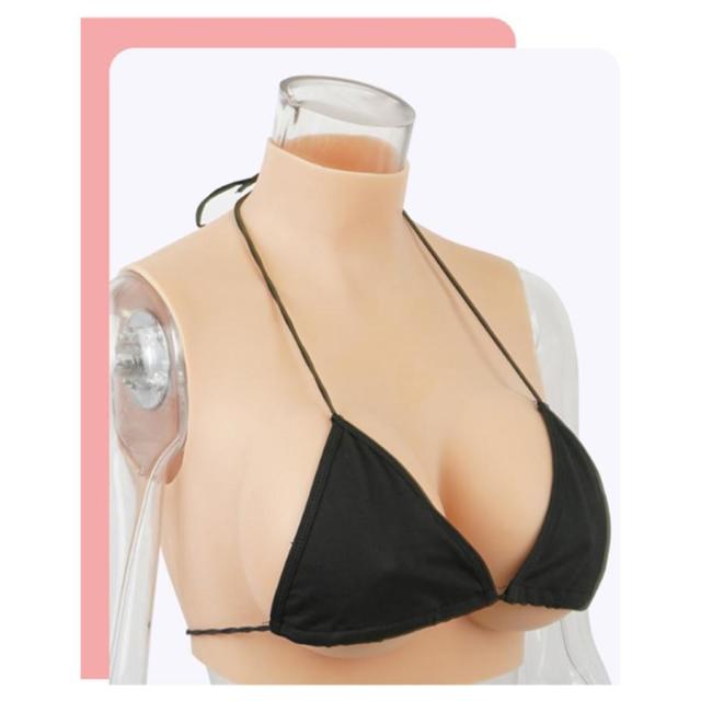 女装 ゲル充填 コスプレ Hカップ シリコンバスト おっぱい シリコーン シリコンバスト 偽乳 ぷるぷる偽乳 着るだけで理想の美胸に 肌の露出対策 ハ_9