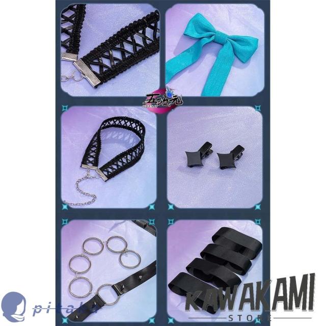 初獣猫　初音ミク×ラスカル コラボ2023　コスプレ衣装　コスチューム　※ウィッグ　靴　小道具　追加可能_7