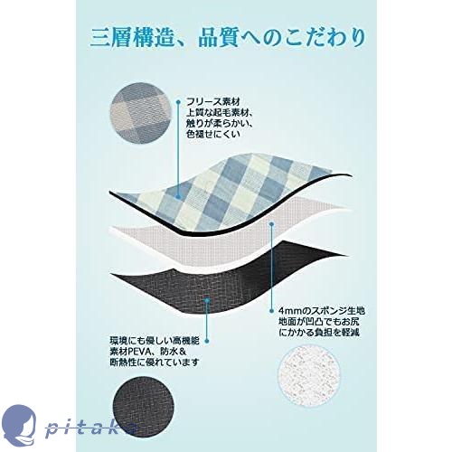 レジャーシート 300x300cm 超大サイズ 厚手 3層構造 ピクニックマット 大判 約7畳 防水 断熱 折りたたみ 洗える 屋内、屋外使える キャンプ テント マットシート_8