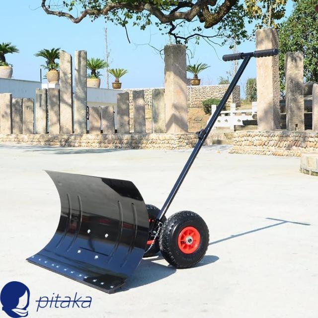 頑丈な金属製除雪機で、高さと角度を調整できます。 大型ブレードプラウホイールを備えた高効率除雪機_5