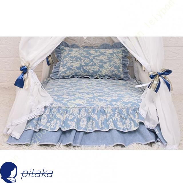 猫 犬 ベッド テント 猫ハウス 通年 グッズ おしゃれ 夏用 ペットテント 犬小屋 小型犬 猫用 犬用 ペット用 かわいい 室内 犬 イヌ ネコ クッション_12