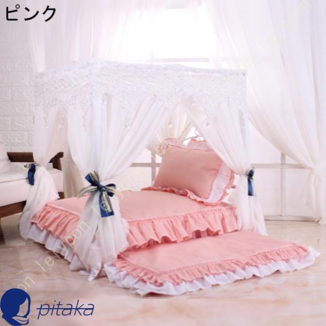 猫 犬 ベッド テント 猫ハウス 通年 グッズ おしゃれ 夏用 ペットテント 犬小屋 小型犬 猫用 犬用 ペット用 かわいい 室内 犬 イヌ ネコ クッション_2